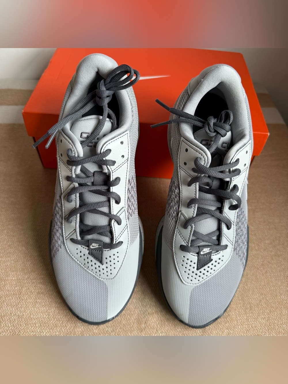 New Nike G.T. Cut Academy EP Shoes - Size 10 Light Smoke Grey (FB2598-004)